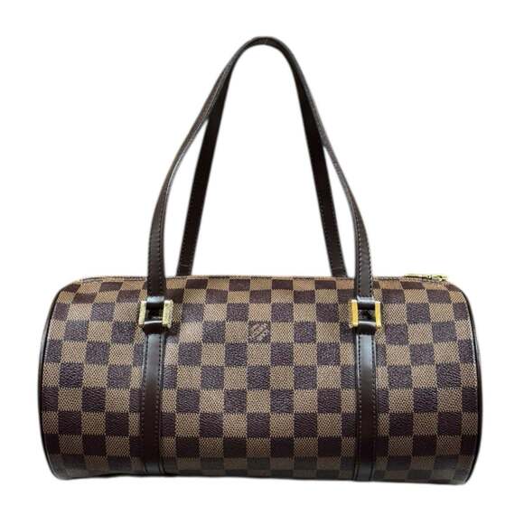LOUIS VUITTON Brown Damier Canvas Papillon 30 Pouch - Picture 3 of 10